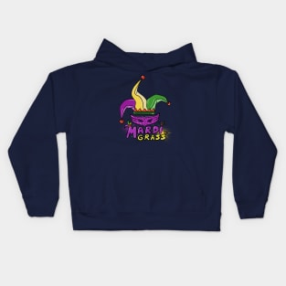 Mardi gras Kids Hoodie